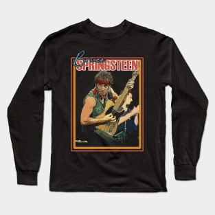 Vintage Springsteen Classic Rock Reimagined Long Sleeve T-Shirt